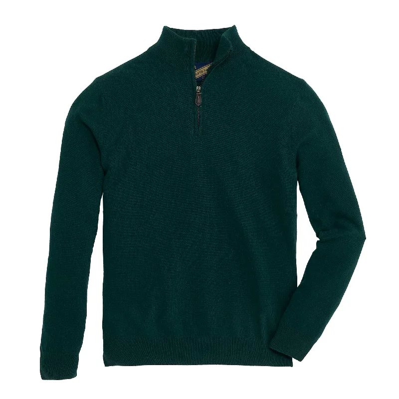 Easygoing Fashion James Cashmere 1/4 Zip Sweater