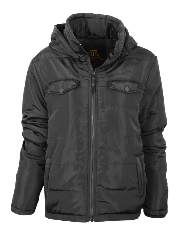 Energetic STS Ranchwear Womens Crazy Jane Black 100% Polyester Softshell Jacket