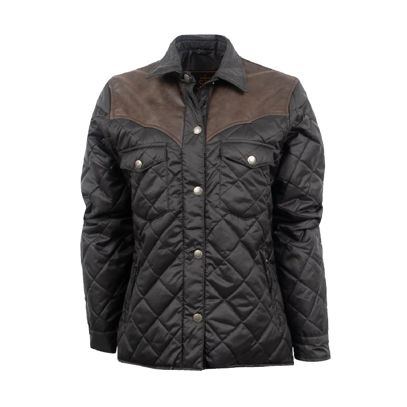 Elegant Classic STS Ranchwear Womens Ransom Black 100% Polyester Softshell Jacket