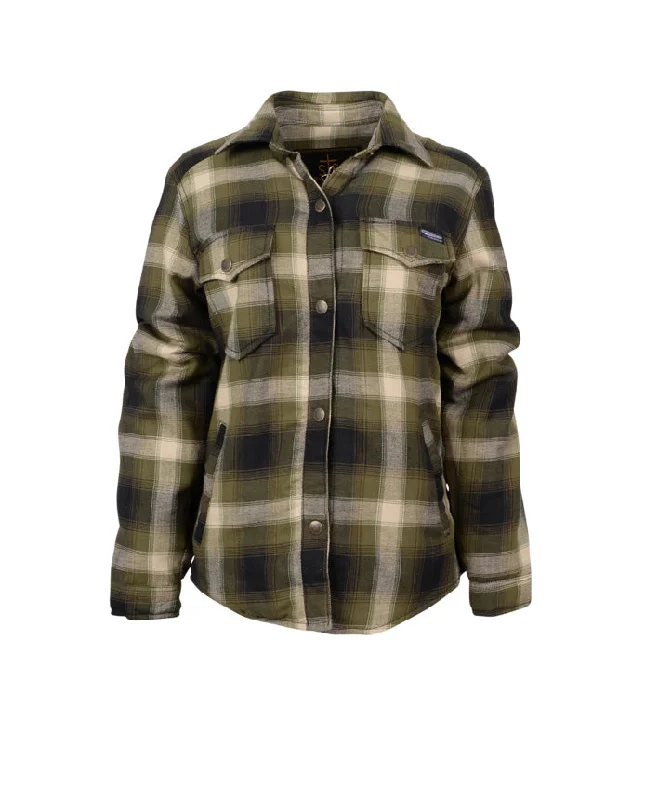 Retro Dress STS Ranchwear Womens Trapper Shirt Green/Navy Plaid 100% Polyester Cotton Jacket Retro Dress STS Ranchwear Womens Trapper Shirt Green/Navy Plaid 100% Polyester Cotton Jacket
