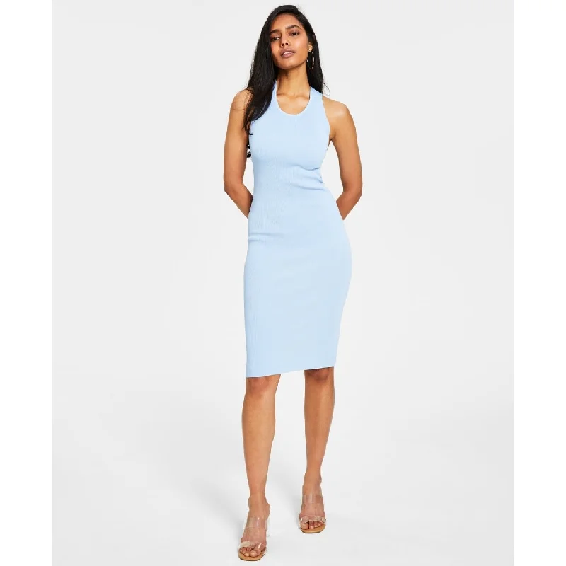 Urban Style Guess Women's Irmine Knit Dress Blue Size Small