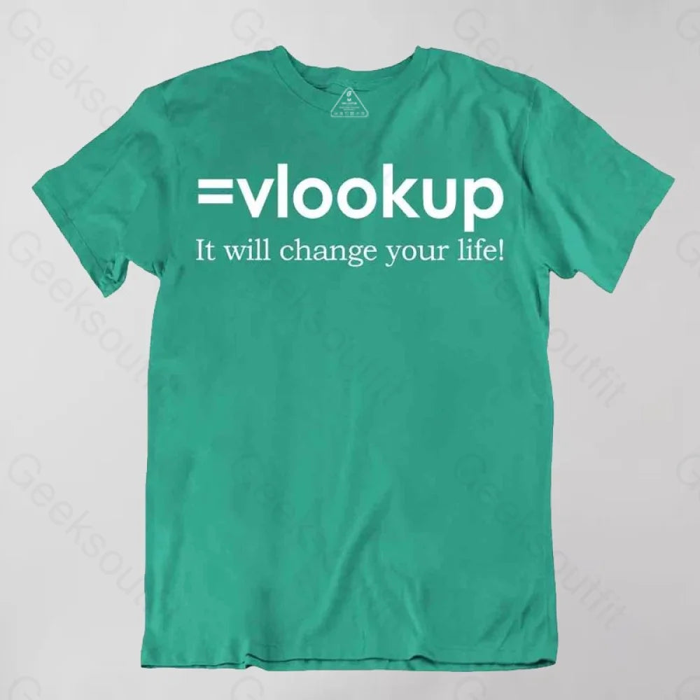Eye-catching Personality Vlookup Life Programmer T-Shirt