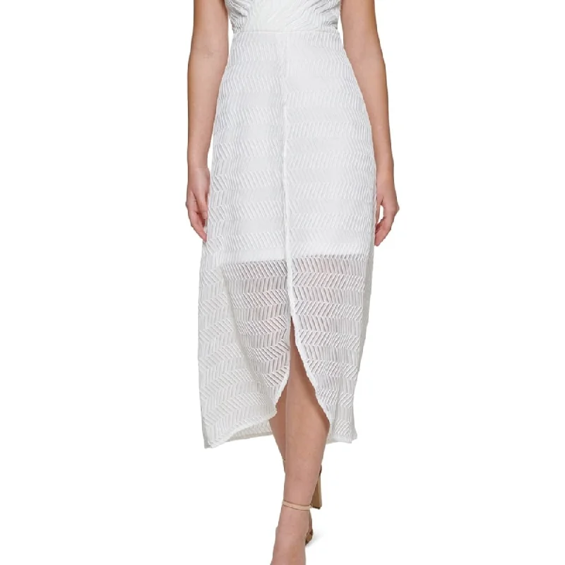 Exquisite Craftsmanship Guess Women's Lace Midi Dress White Size 12
