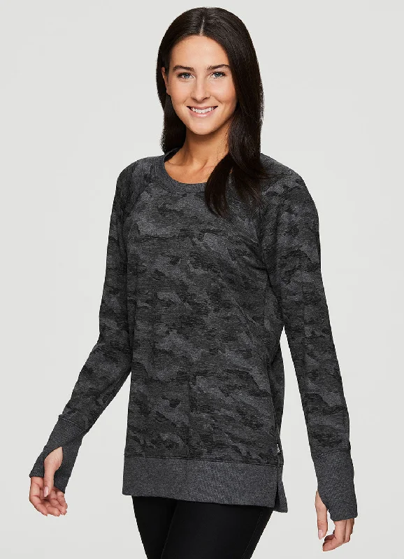Sports Fitness Style Prime Ready To Roll Camo Sweatshirt