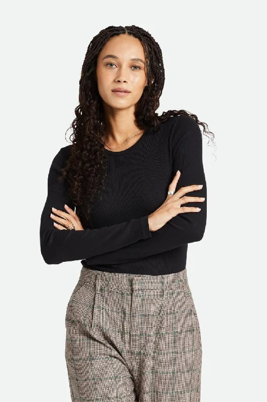 Romantic And Sweet Betty L/S Tee - Black