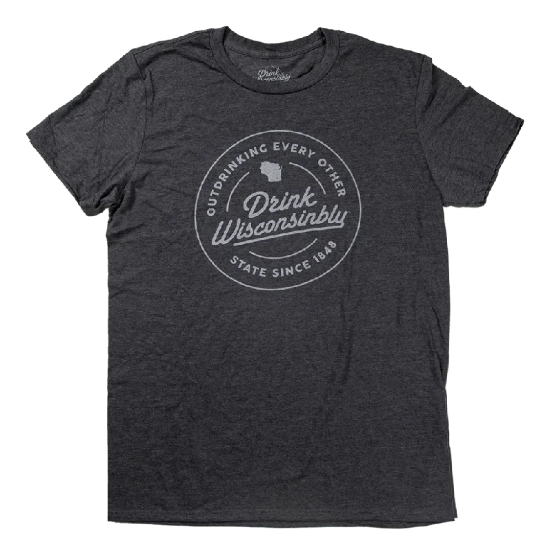Printed pattern "Outdrinking" T-Shirt