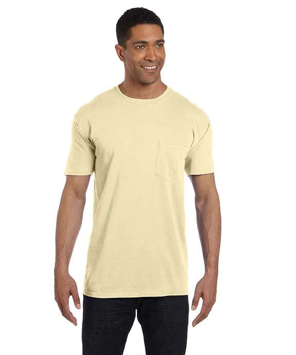 Retro Woolen Jacket 6030CC - Comfort Colors Adult Heavyweight RS Pocket T-Shirt
