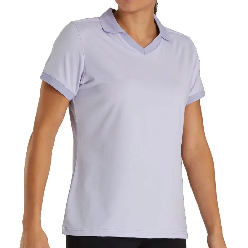 Street Style Suit FootJoy End on End Open Collar Golf Polo 2021 Women