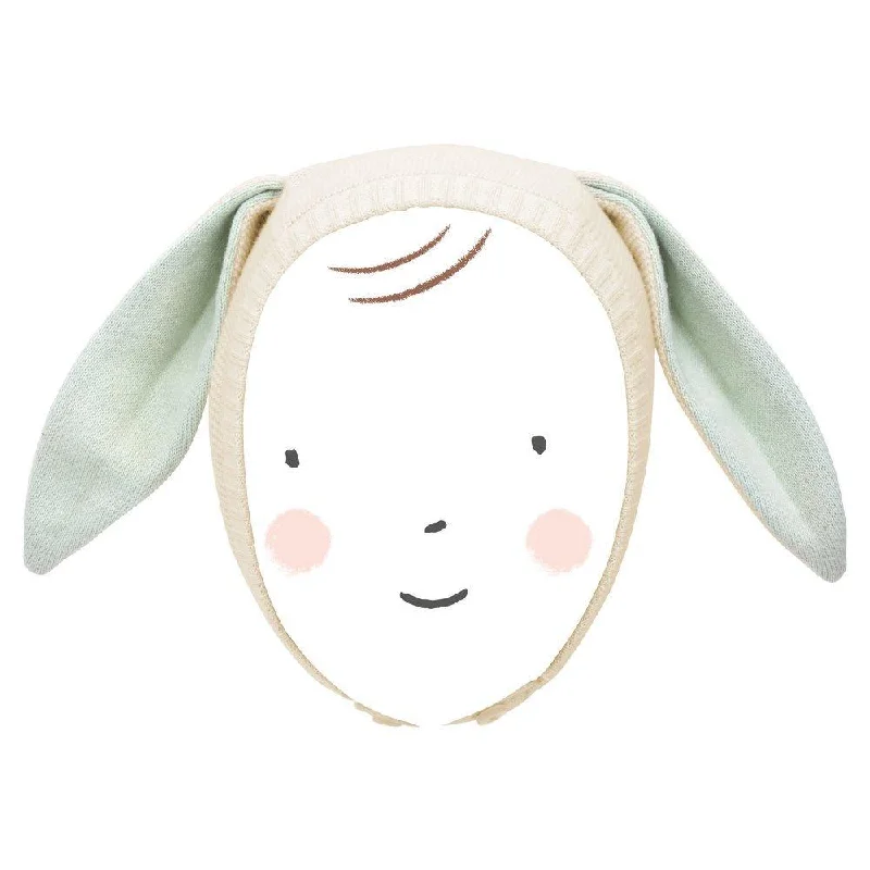 Leisure And Entertainment Meri Meri Mint Bunny Baby Bonnet
