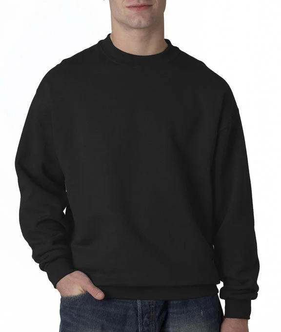Urban Sense 4662 - Jerzees Adult Super Sweats® Crew Neck Sweatshirt | Black