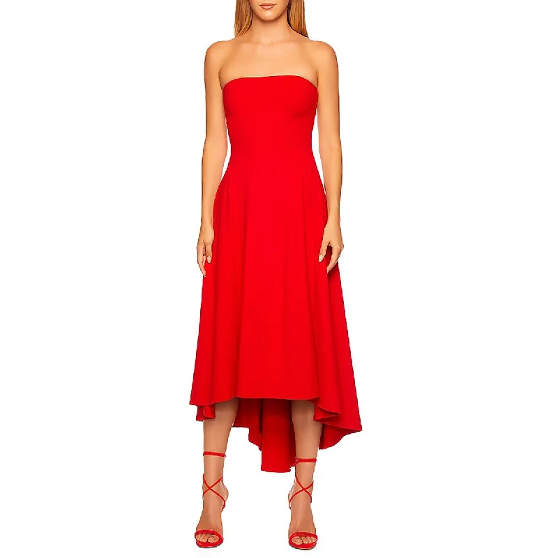 Wearable At Home Or Out Susana Monaco Womens Hi-Low Strapless Cocktail And Party Dress