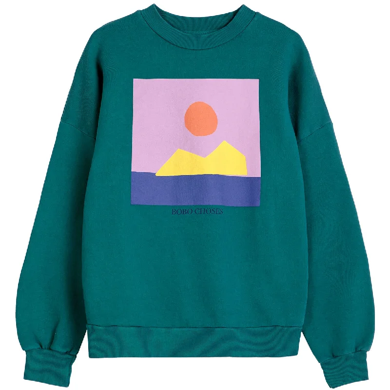 Modern City Sunset Sweatshirt by Bobo Choses Womenswear