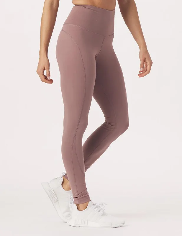 Avant-garde Design High Waist Pure Pocket Legging: Lavender Bark