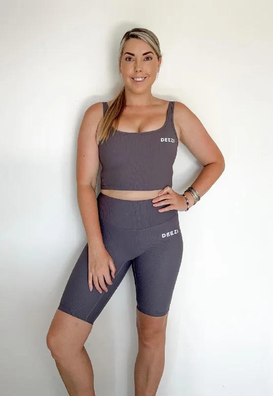 Comfortable And Versatile Goddess Shorts Grey