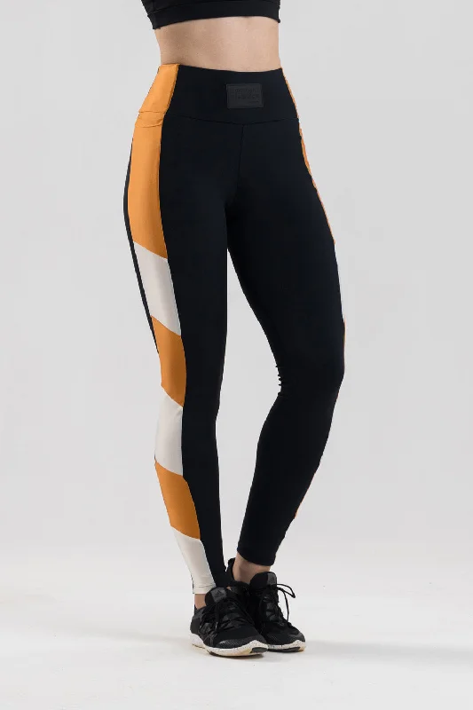 Energetic Square Leggings - Black