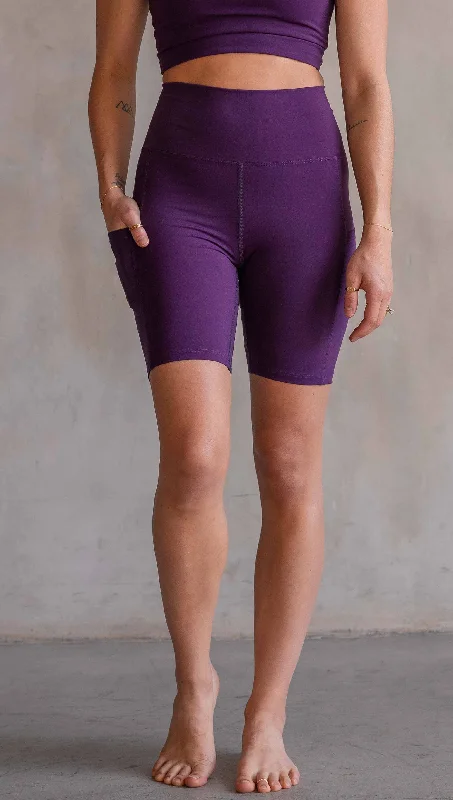 Spiritual Vitality Amethyst - EnviSoft Bicycle Length Shorts