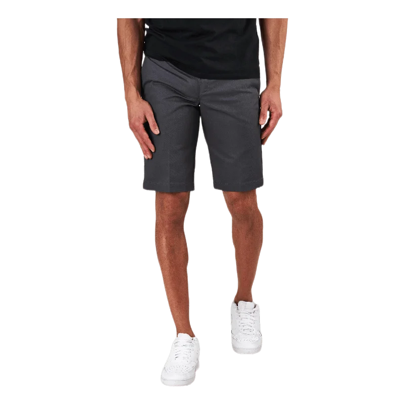 Personalized print 11´ Slim Straight Work Shorts Gray