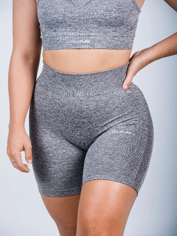 Exquisite Craftsmanship Flex Seamless Cycling Shorts - Coal