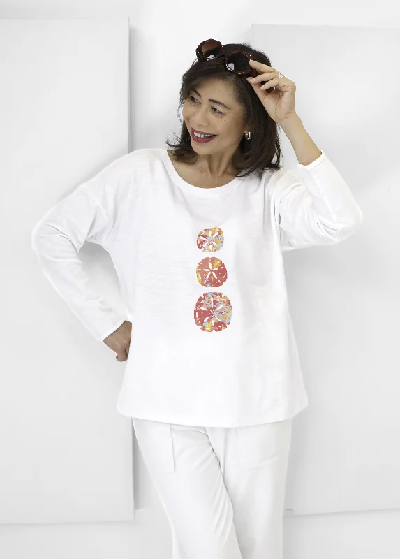 Fresh And Fashionable Escape - Sand Dollar Pullover