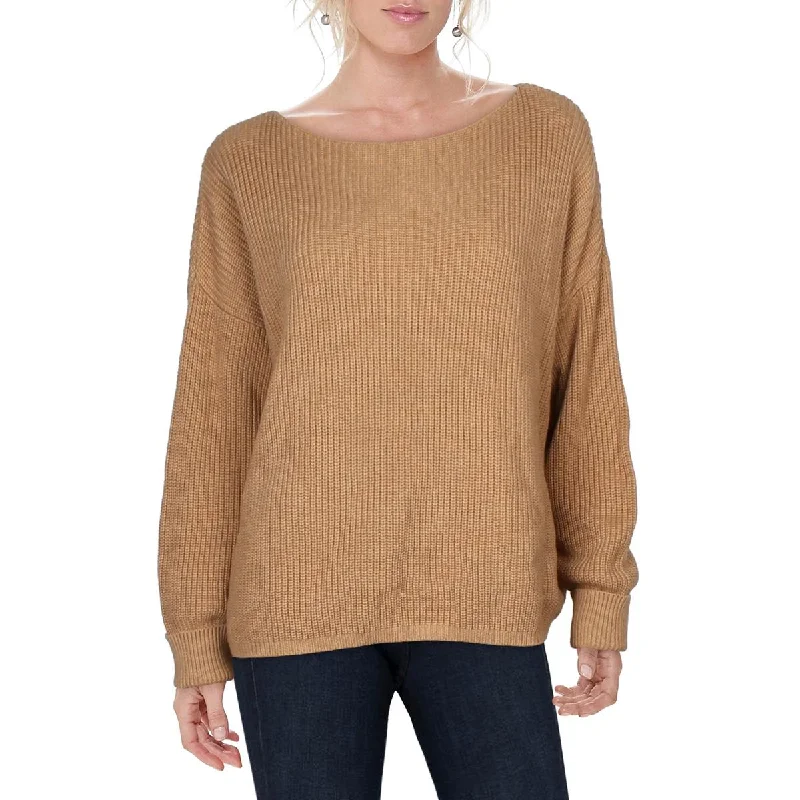 European Plan Womens Cable Knit Long Sleeve Pullover Sweater