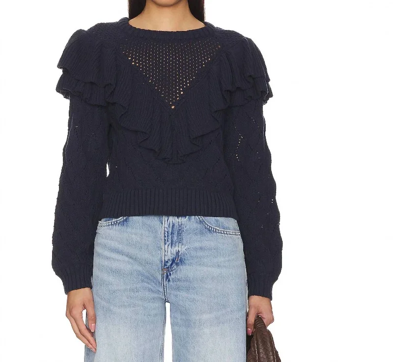 Warm Atmosphere Giada Sweater In Indigo