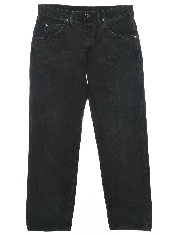 High-waisted pants style Black Wrangler Jeans - W33 L30