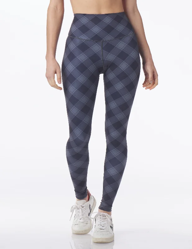Literary Style Sultry Legging: Black Buffalo Plaid
