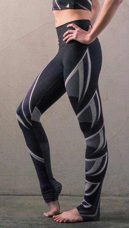 Fashionable And Versatile Amethyst Moto - Athleisure Leggings - CUSTOM ORDER