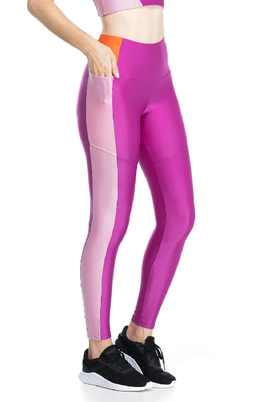Autumn Selection Block Legging - Pink