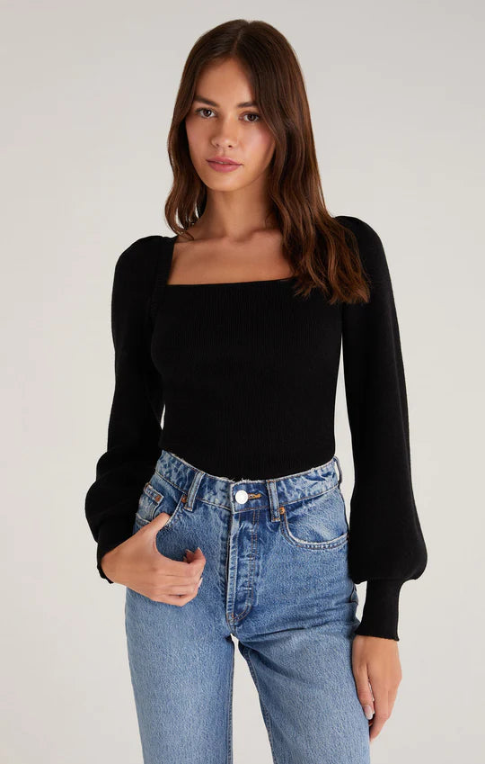 Chic Lounge Hadley Sweater Tie Top