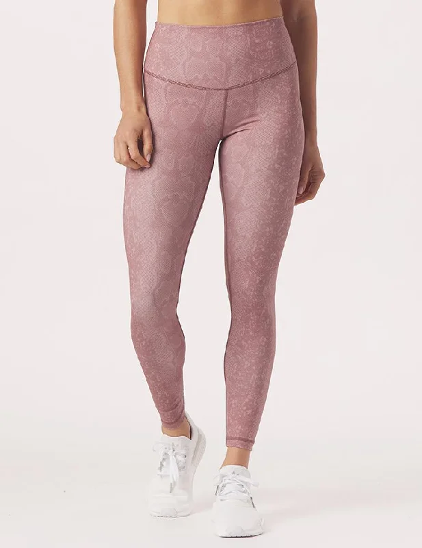 Elegant And Charming Sultry Legging Print: Lavender Bark Snake