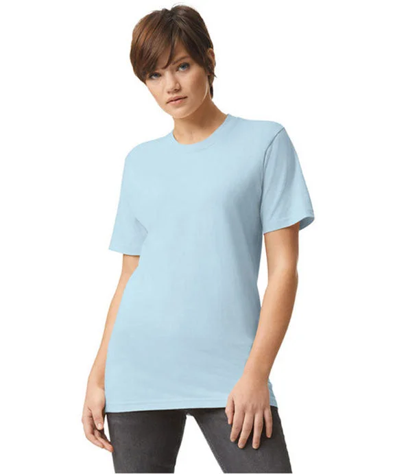 Simple Design 2001 - American Apparel Unisex Fine Jersey Short Sleeve T-Shirt | Powder Blue Simple Design 2001 - American Apparel Unisex Fine Jersey Short Sleeve T-Shirt | Powder Blue
