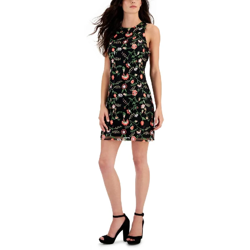 Modern Comfort Sam Edelman Womens Floral Mini Cocktail And Party Dress